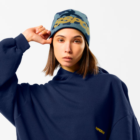 Camo / Reversible Beanie - Grisaille & Glacier Camo