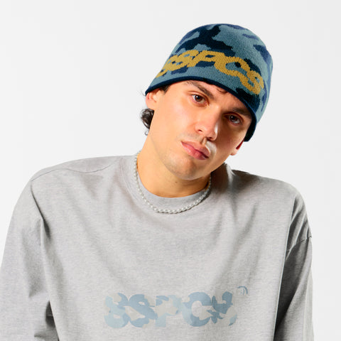Camo / Reversible Beanie - Grisaille & Glacier Camo