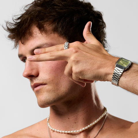 EoS / SUS Logo Ring - Silver