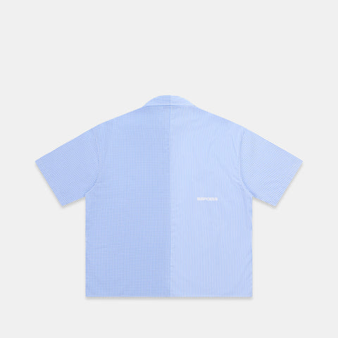 Spring 1 / S2026 Split Shortsleeve Shirt - Light Blue