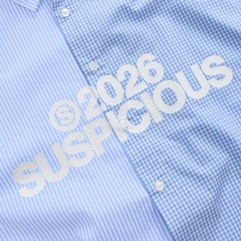 Spring 1 / S2026 Split Shortsleeve Shirt - Light Blue