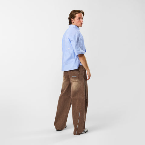 Spring 1 / S2026 Split Shortsleeve Shirt - Light Blue