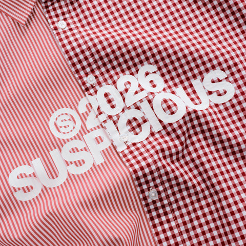 Spring 1 / S2026 Split Shortsleeve Shirt - Ruby