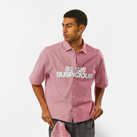Spring 1 / S2026 Split Shortsleeve Shirt - Ruby