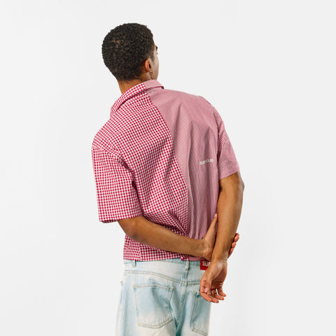 Spring 1 / S2026 Split Shortsleeve Shirt - Ruby
