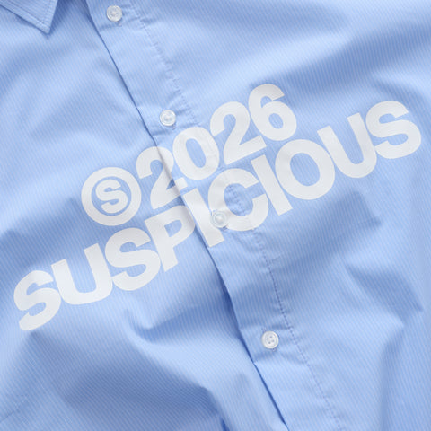 Spring 1 / S2026 Striped Longsleeve Shirt - Light Blue