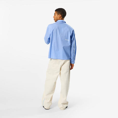 Spring 1 / S2026 Striped Longsleeve Shirt - Light Blue
