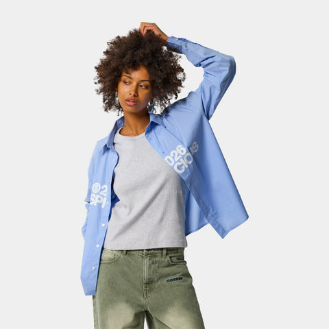 Spring 1 / S2026 Striped Longsleeve Shirt - Light Blue