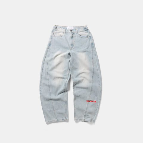 Spring 1 / S Barrel Jeans - Bleached