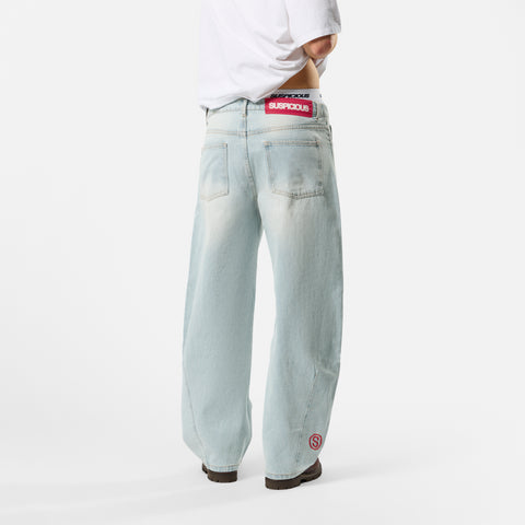 Spring 1 / S Barrel Jeans - Bleached