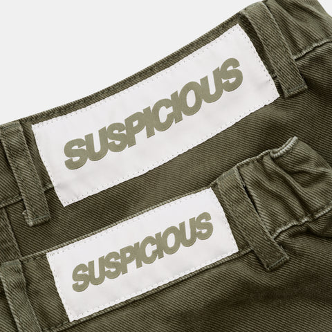 Off Season / S Club Big Barrel Jeans - Dusty Green