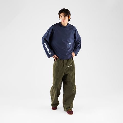 Off Season / S Club Big Barrel Jeans - Dusty Green