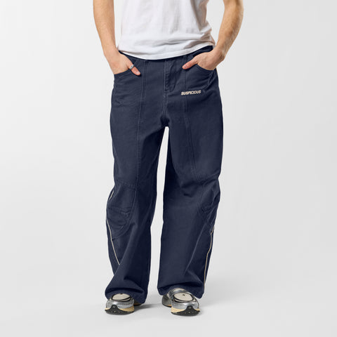 Off Season / S Club Big Barrel Jeans - Nightfall