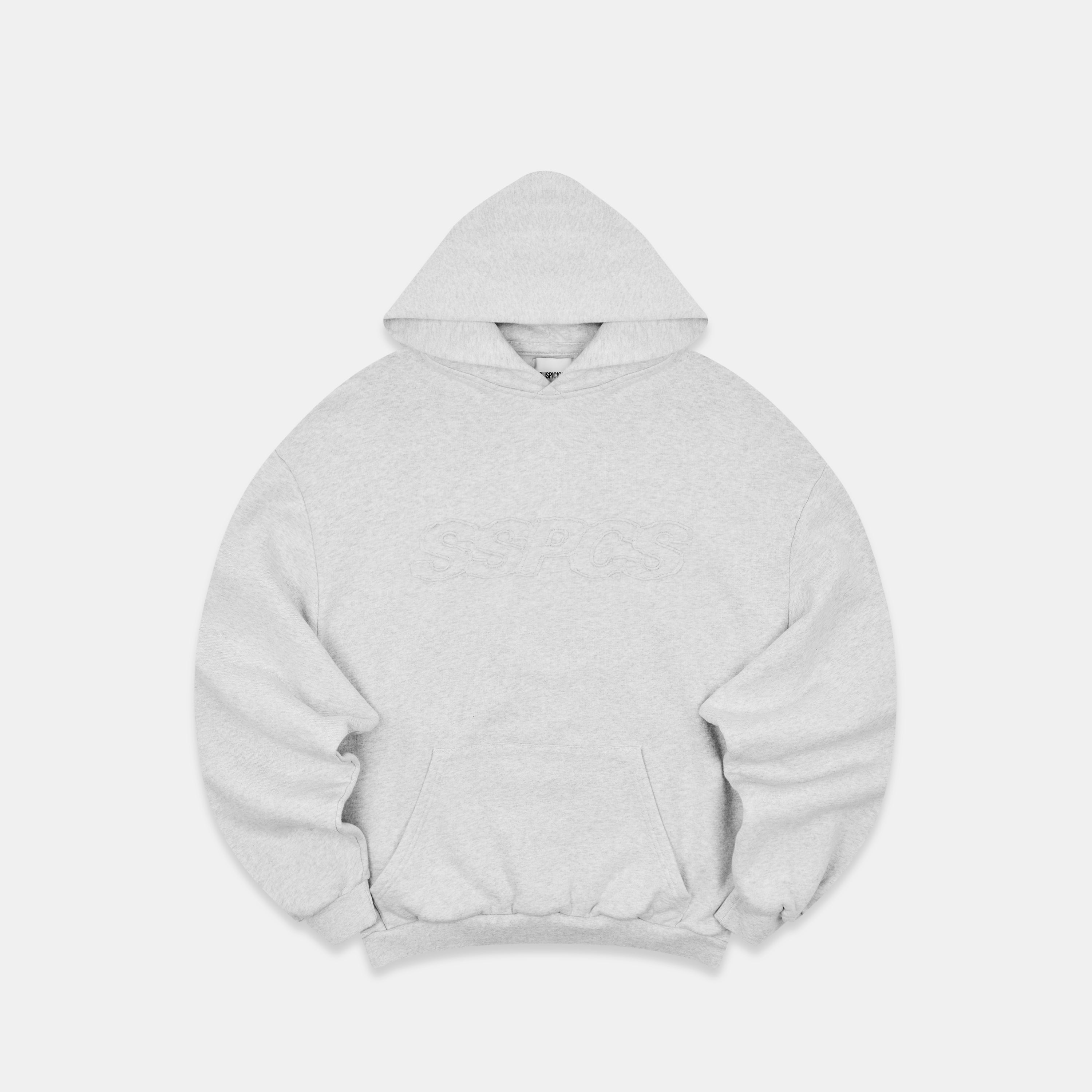 SSPCS Applique Hoodie - Ash – Suspicious Antwerp