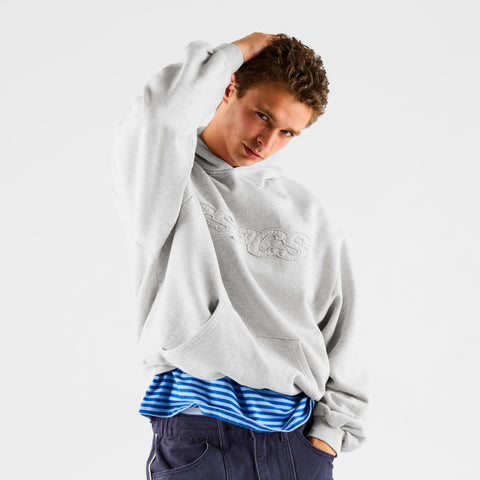 Summer Stripes / SSPCS Applique Hoodie - Ash