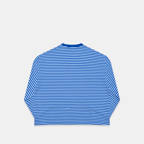 Summer Stripes / SSPCS Applique Striped Longsleeve - Blue