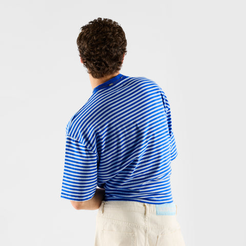 Summer Stripes / SSPCS Applique Striped Tee - Blue