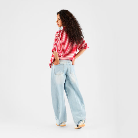 Summer Stripes / SSPCS Applique Striped Tee - Red