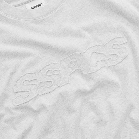 Summer Stripes / SSPCS Applique Tee - Ash