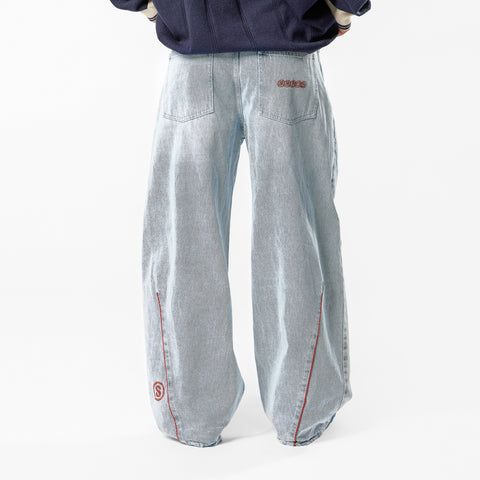 Fall / SSPCS Club Barrel Jeans - Bleached