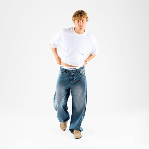 PL / SSPCS Club Barrel Jeans - Washed Blue