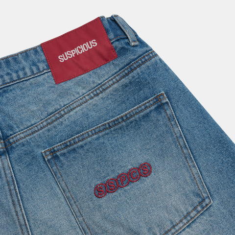 PL / SSPCS Club Barrel Jeans - Washed Blue