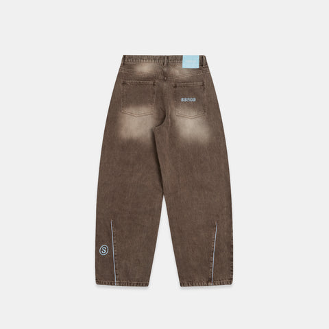 PL / SSPCS Club Barrel Jeans - Washed Espresso