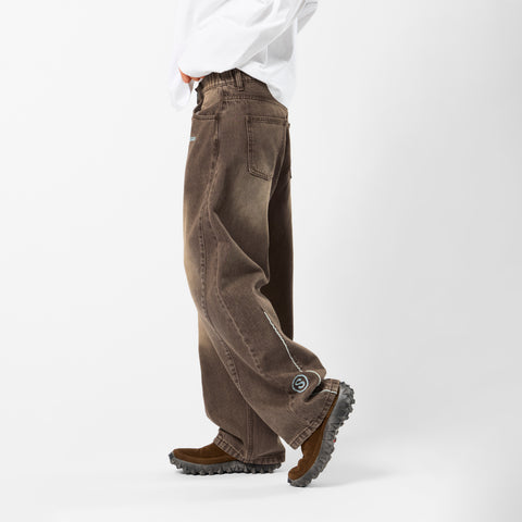 PL / SSPCS Club Barrel Jeans - Washed Espresso