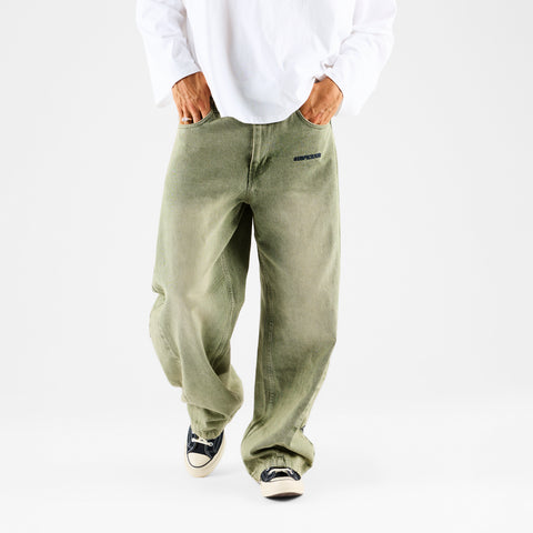 Fall / SSPCS Club Barrel Jeans - Washed Matcha