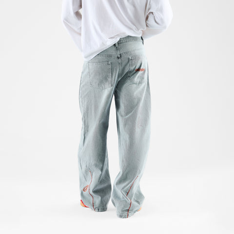 Fall / SSPCS Club Barrel Jeans - Bleached