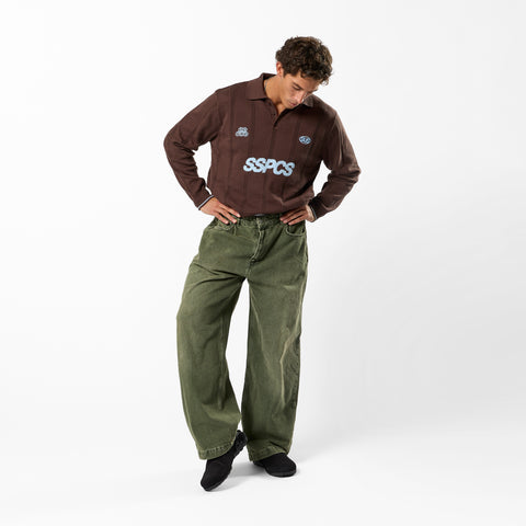 Fall / SSPCS Club Longsleeve Cotton Polo - Brown