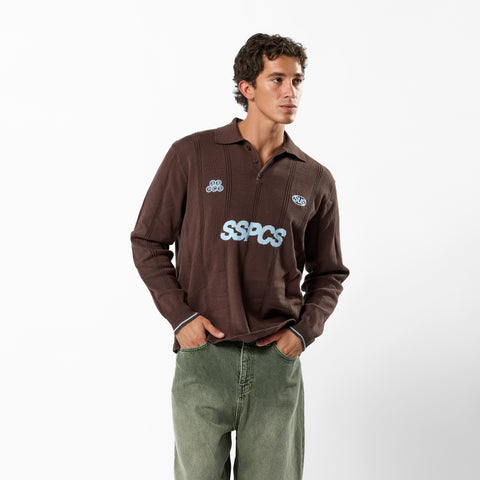 Fall / SSPCS Club Longsleeve Cotton Polo - Brown