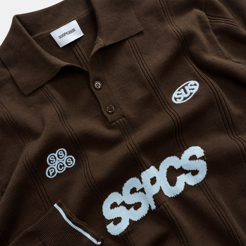 Fall / SSPCS Club Longsleeve Cotton Polo - Brown