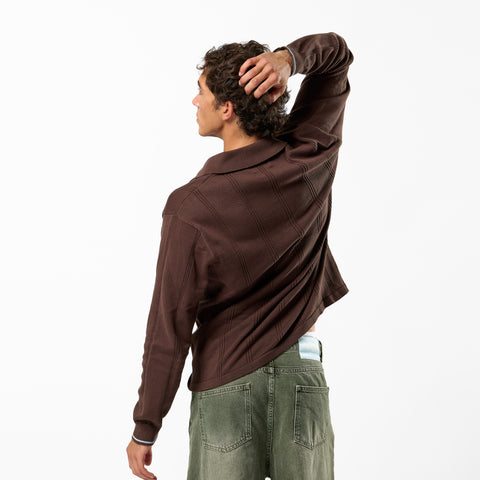 Fall / SSPCS Club Longsleeve Cotton Polo - Brown