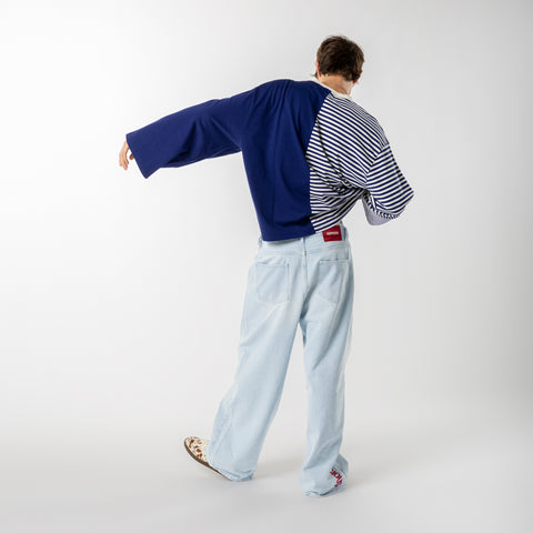 PL / SSPCS Split Longsleeve - Dark Blue