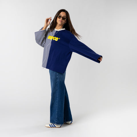 PL / SSPCS Split Longsleeve - Dark Blue