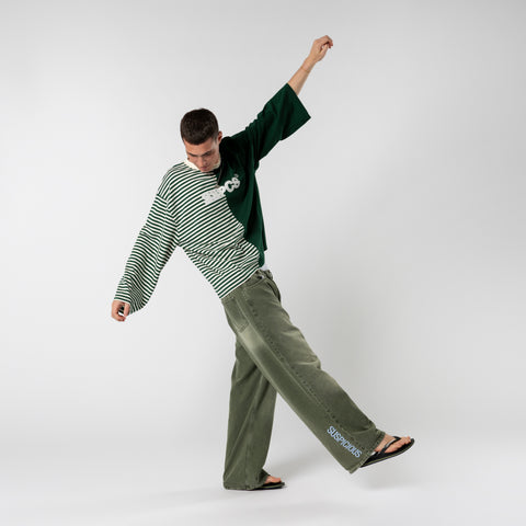 PL / SSPCS Split Longsleeve - Forest green