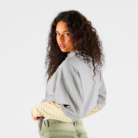 Summer Stripes / SSPCS Striped Layered Longsleeve - Ash & Butter