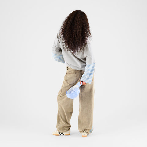 Summer Stripes / SSPCS Striped Layered Longsleeve - Celestial Blue
