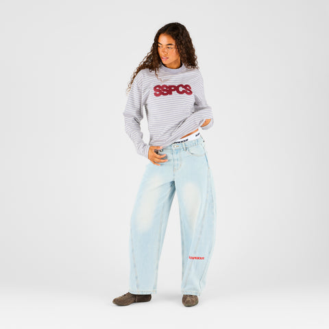 End Of Summer / SSPCS Striped Longsleeve - Ash