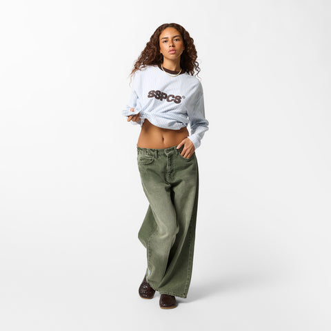 Buongiorno / Vertified Roomie Jeans - Washed Green