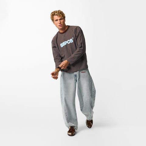 Fall / SSPCS Striped Longsleeve - Espresso