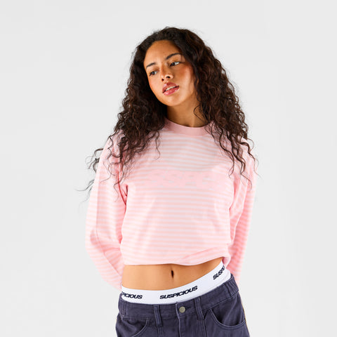 Summer Stripes / SSPCS Striped Longsleeve - Pink