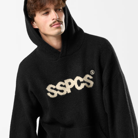 Fall / SSPCS Knitted Hoodie - Black