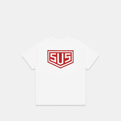 Racer / SUS Logo Tee - White