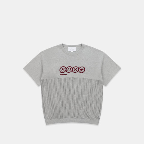 S2 / SUS* Knitted Tee - Neutral Heather
