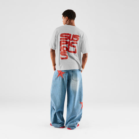 Bestsellers GTD / S(us)USPICOUS Tee - Ash