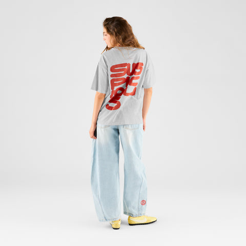Bestsellers GTD / S(us)USPICOUS Tee - Ash