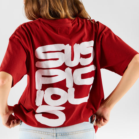 Bestsellers GTD / S(us)USPICOUS Tee - Red