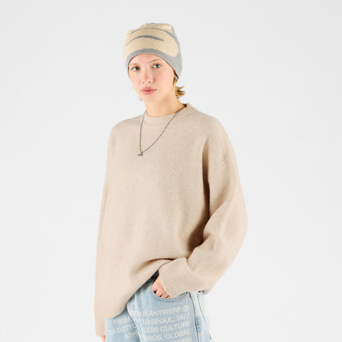 Winter 2 / Script Knitted Sweat - Dune